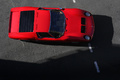 Lamborghini Miura SV rouge vue du dessus