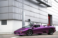 Rétromobile 2016 - Lamborghini Diablo VT Roadster violet 3/4 avant gauche