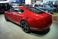 Salon de Detroit 2012 - Bentley Continental GT V8 rouge 3/4 arrière gauche