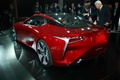 Salon de Detroit 2012 - Lexus LF-LC rouge 3/4 arrière gauche