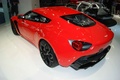 Salon de Francfort IAA 2011 - Aston Martin V12 Vantage Zagato rouge 3/4 arrière gauche