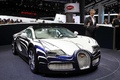 Salon de Francfort IAA 2011 - Bugatti Veyron Grand Sport L'Or Blanc 3/4 avant droit