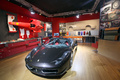 Salon de Francfort IAA 2011 - Ferrari 458 Spider noir 3/4 avant gauche