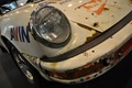 Porsche 911, blanche, détail rouille