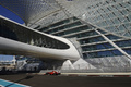 Abou Dabi 2011 Ferrari 3/4 arrière circuit Yas Marina