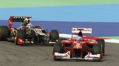 Bahrein 2012 Ferrari et Lotus