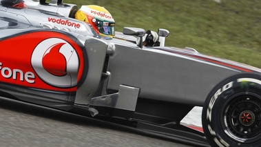Chine 2012 McLaren profil vue pilote