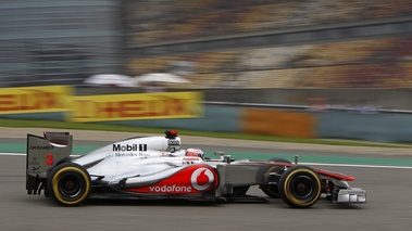 Chine 2012 McLaren profil