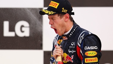 Corée 2011 podium Vettel
