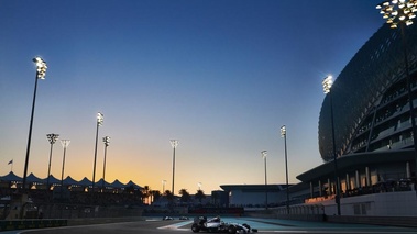 F1 GP Abu Dhabi 2014 Mercedes circuit