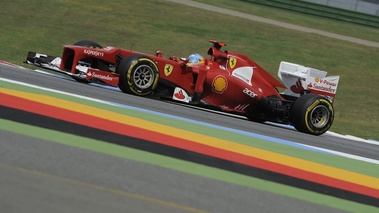 F1 GP Allemagne Ferrari Alonso 3/4 avant