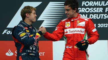 F1 GP Allemagne Vettel et Alonso