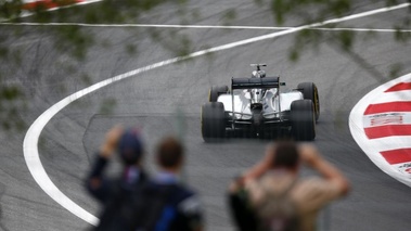 F1 GP Autriche 2014 Mercedes Hamilton vue arrière