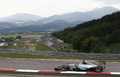 F1 GP Autriche 2015 Mercedes Hamilton profil vue circuit