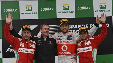 F1 GP Brésil 2012 podium