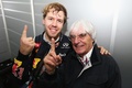 F1 GP Brésil 2012 Red Bull Vettel et Bernie Ecclestone 