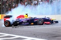F1 GP Brésil 2013 Red Bull Vettel donuts