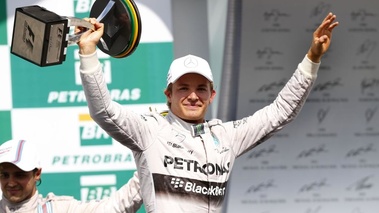 F1 GP Brésil 2014 Mercedes Rosberg victoire