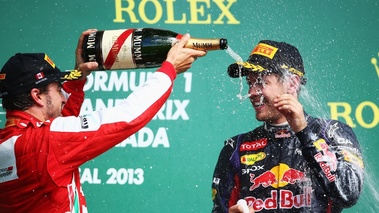 F1 GP Canada 2013 podium champagne