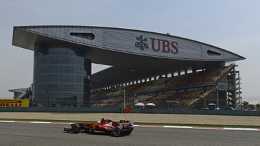 F1 GP Chine 2013 Ferrari 3/4 arrière