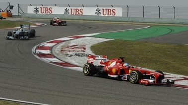 F1 GP Chine 2013 Ferrari Alonso Massa Hamilton