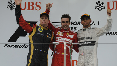 F1 GP Chine 2013 podium 