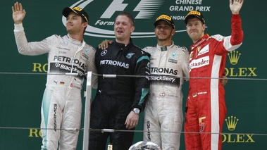 F1 GP Chine 2015 podium 