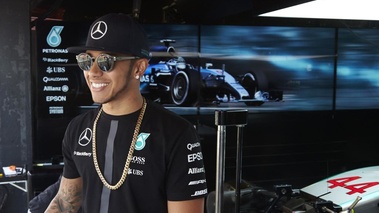 F1 GP Espagne 2015 Mercedes portrait Hamilton