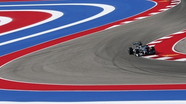 F1 GP Etats-Unis 2014 Mercedes Rosberg virages S
