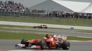 F1 GP Grande-Bretagne Massa 3/4 avant