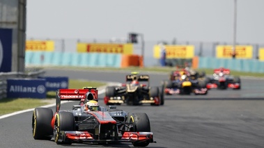 F1 GP Hongrie McLaren et Lotus