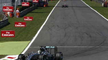 F1 GP Italie 2014 Lewis Hamilton avance