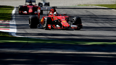 F1 GP Italie 2015 Ferrari Vettel et Raikkonen 