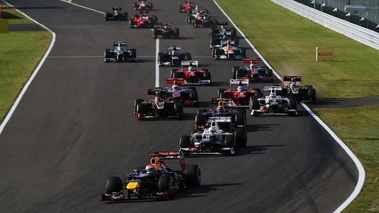 F1 GP Japon 2012 départ 