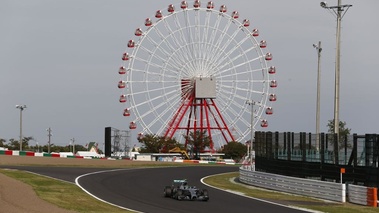 F1 GP Japon 2014 Mercedes Rosberg grande roue