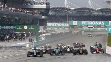 F1 GP Malaisie 2014 départ 