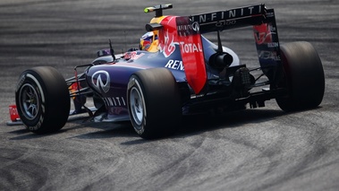 F1 GP Malaisie 2014 Red Bull Ricciardo vue arrière