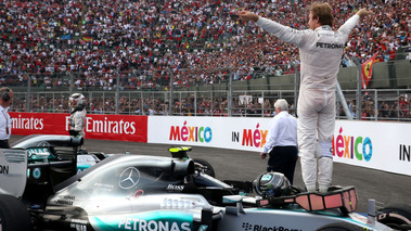 F1 GP Mexique 2015 Mercedes victoire Rosberg