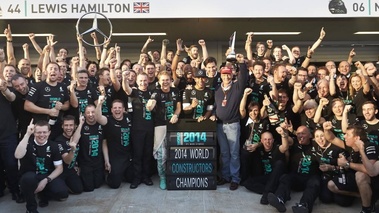 F1 GP Russie 2014 Mercedes champion du monde