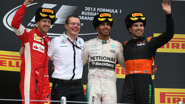 F1 GP Russie 2015 podium