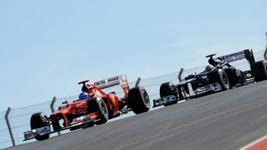 F1 GP USA 2012 Ferrari et Williams