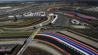 F1 GP USA 2012 vue d'ensemble du circuit