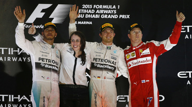 GP F1 Abou Dhabi 2015 podium 