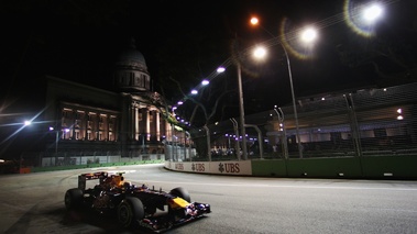 Singapour 2011: Mark Webber de 3/4 avant 