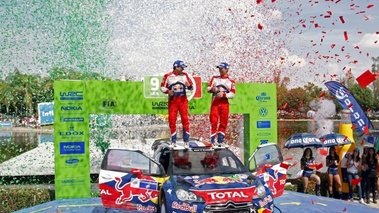 Mexique 2012 Citroën podium confettis