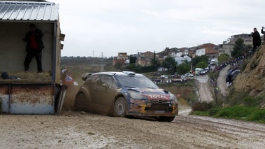 WRC Espagne 2012 Citroën Hirvonen boue