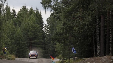 WRC Finlande 2012 Citroën Hirvonen jump