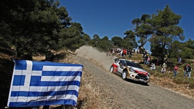 WRC Grèce 2013 Citroën drapeau