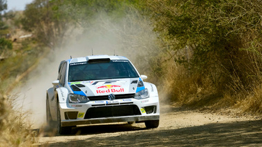 WRC Mexxique 2013 Volkswagen vue avant 