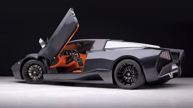 Arrinera Automotive - grise - profil gauche, porte ouverte